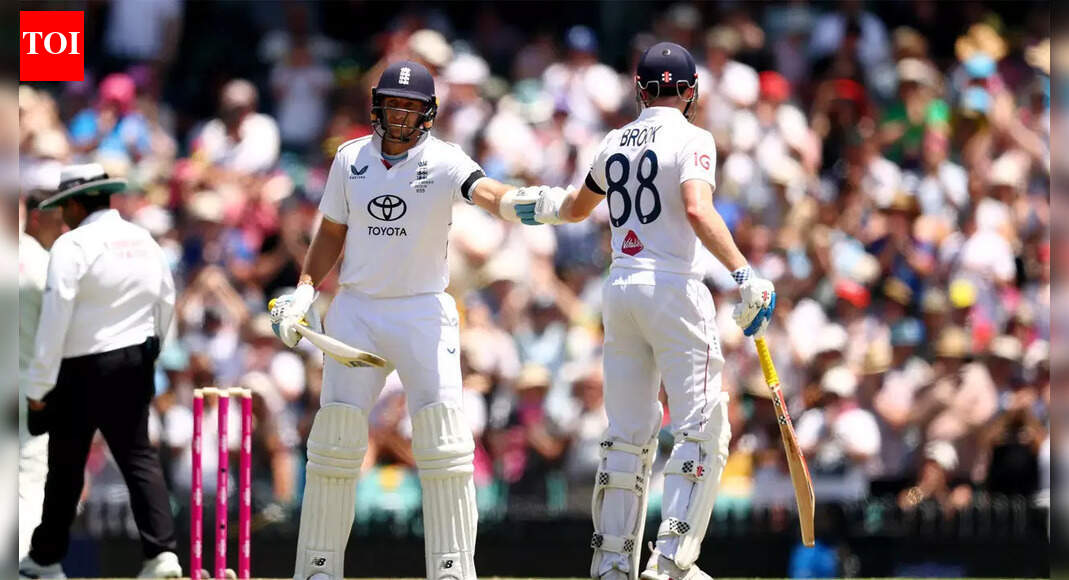 Ashes: Root, Brook tame Australia on rain-hit Day 1