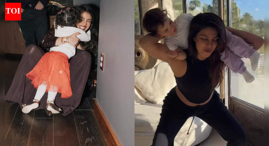 When Priyanka Chopra Jonas turned a workout session into a cute mom-daughter moment