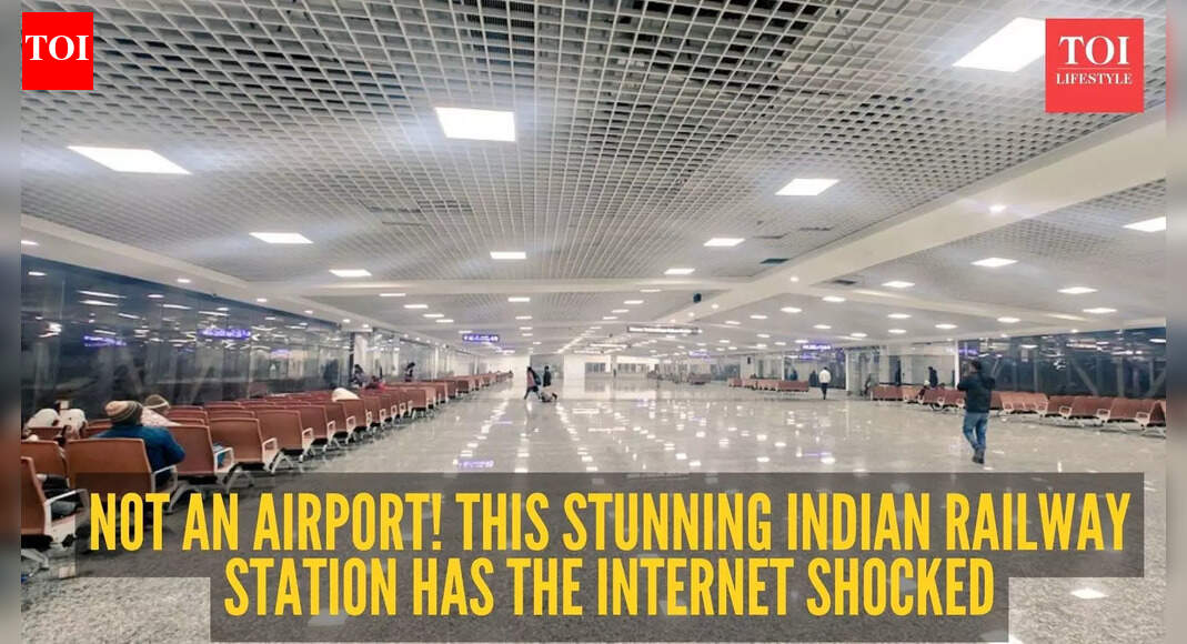 This railway station looks like an airport - and it’s right here in India