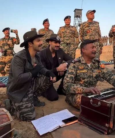 ‘Border 2’ song ‘Ghar Kab Aaoge’ wins hearts as Varun Dhawan, Ahan Shetty jam with Indian soldiers