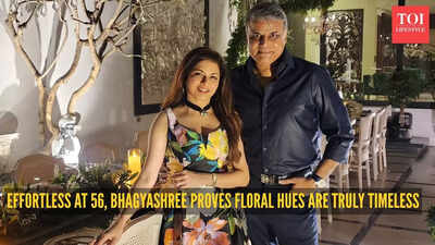 ‘Maine Pyar Kia’ star Bhagyashree just made 56 look like the ultimate style sweet spot