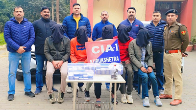 Five accused arrested in armed Robbery of Trader’s Car; ₹63.96 lakh recovered
