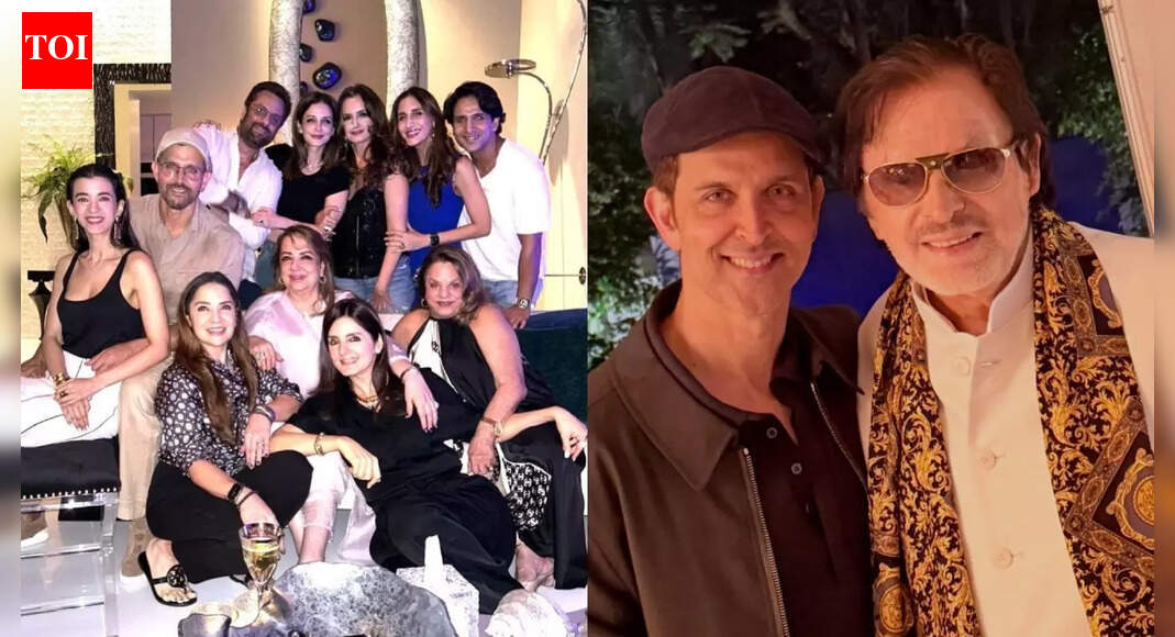 Hrithik Roshan pens emotional note for ex-wife Sussanne Khan's father Sanjay Khan on his birthday, misses 'mom' Zarine Khan, drops unseen PICS also featuring Saba Azad: 'Dad, I want to thank you for...'