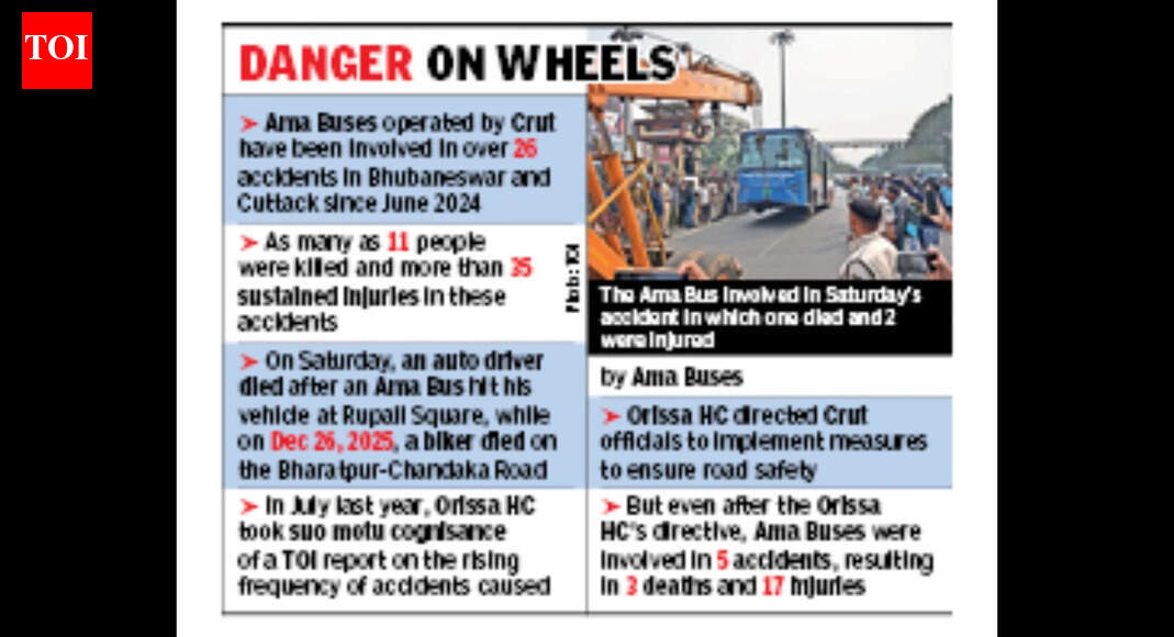 Ama Bus accidents in twin cities: CM orders driver training, vehicle checks after fatal collision