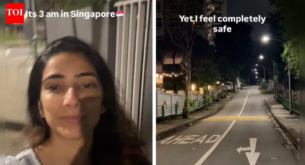 Video of Indian woman walking alone at 3 am in Singapore goes viral; social media asks, ‘Can this happen in India?’