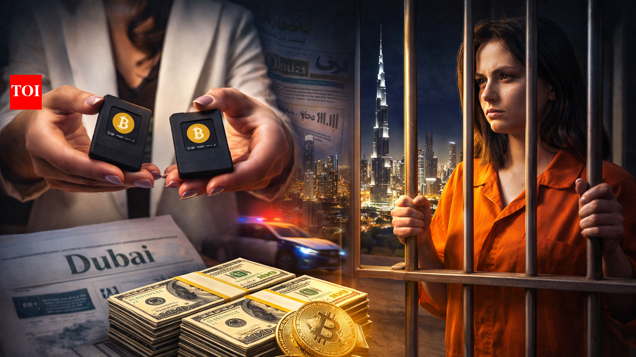 Crypto heist in Dubai: Woman swaps wallets in seconds, walks away with $1  million - The Times of India