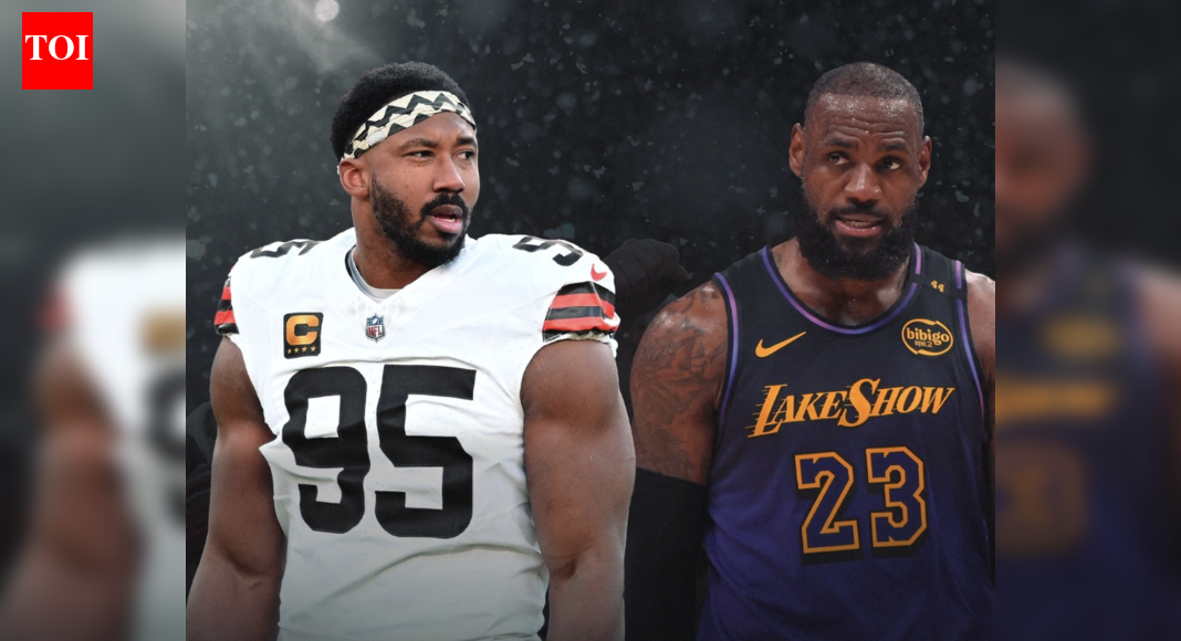 “My good brother!”: LeBron James celebrates Myles Garrett’s single-season sack record in a beautiful tweet