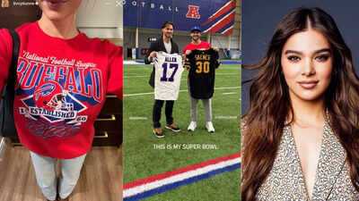 Livvy Dunne’s 1980s-inspired Bills Mafia look turns a freezing Jets game into a viral fashion moment, takes playful jab at Hailee Steinfeld