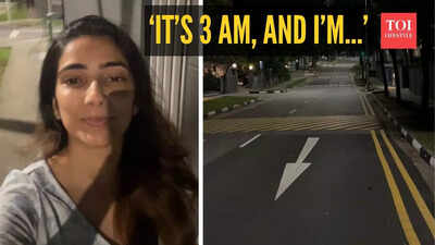  Indian woman’s quiet night walk in Singapore strikes a chord - watch the viral video