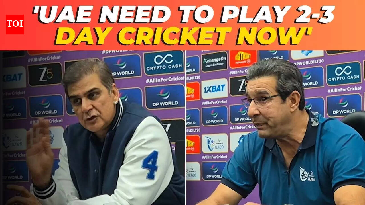 Wasim Akram, Nikhil Chopra on the evolution of UAE Cricket during ILT20 ...