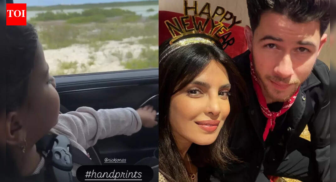 Priyanka Chopra shares adorable 'handprints' moment with Malti Marie during New Year 2026 drive