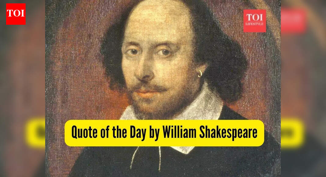 Quote of the day by William Shakespeare: 'Love all, trust a few…'