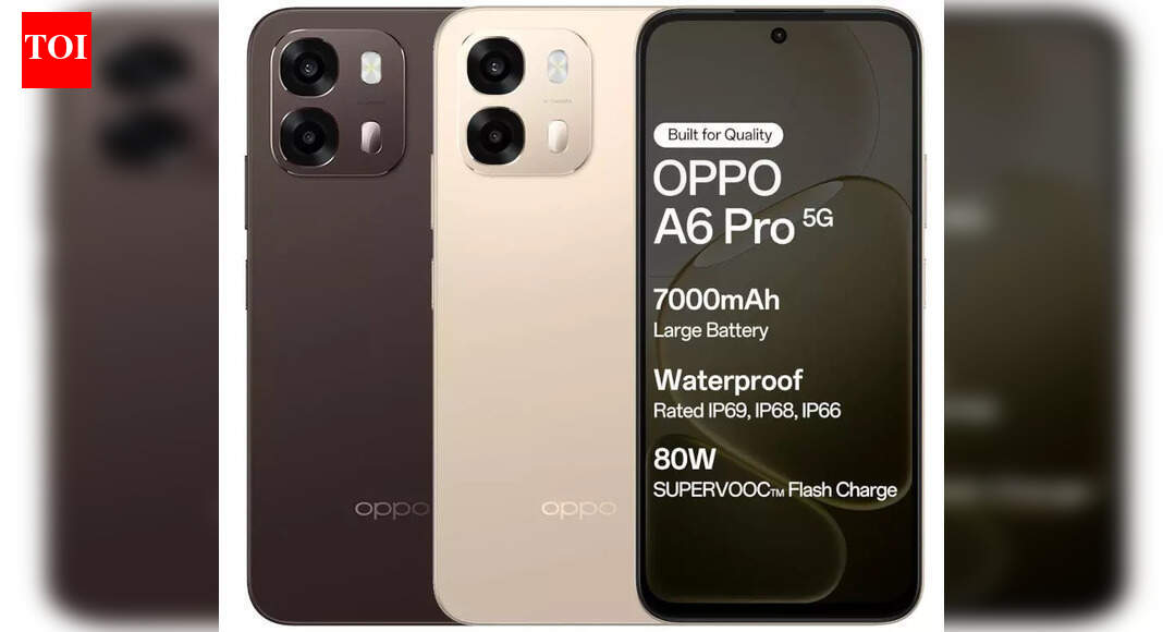 Oppo A6 Pro with 50MP camera, 7000 mAh battery launched: Price, specs and more