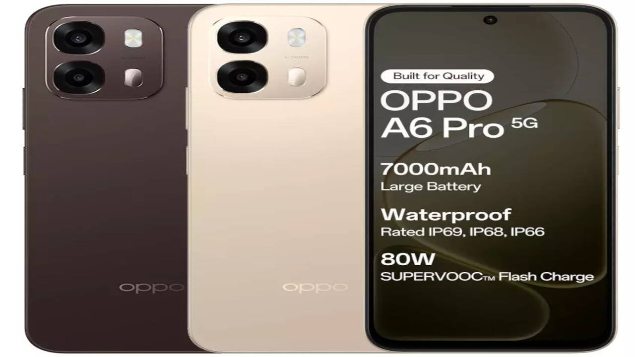 Oppo A6 Pro with 50MP camera, 7000 mAh battery launched: Price ...