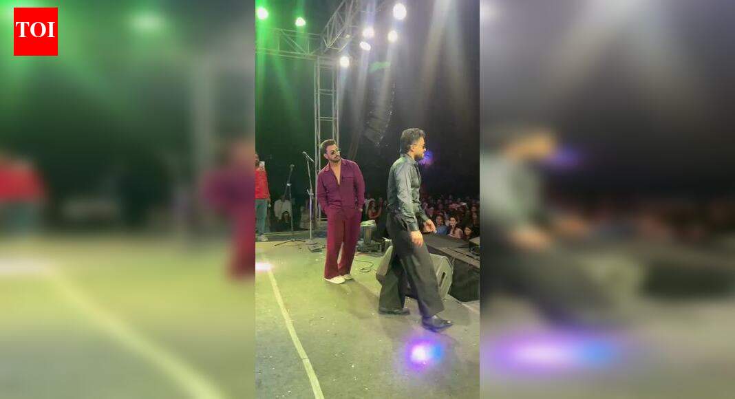 Soham Majumdar groove it out at an event