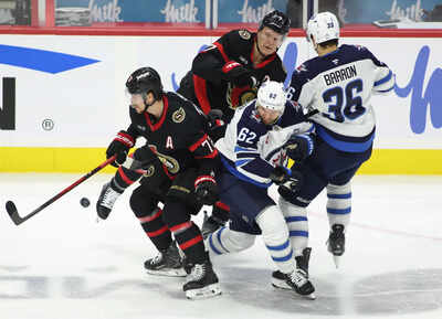 Brady Tkachuk suffers injury after Logan Stanley's sucker punch in Winnipeg Jets and Ottawa Senators