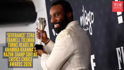 Indian couture takes centre stage in Hollywood as Tramell Tillman wears Anamika Khanna suit at Critics’ Choice Awards 2026