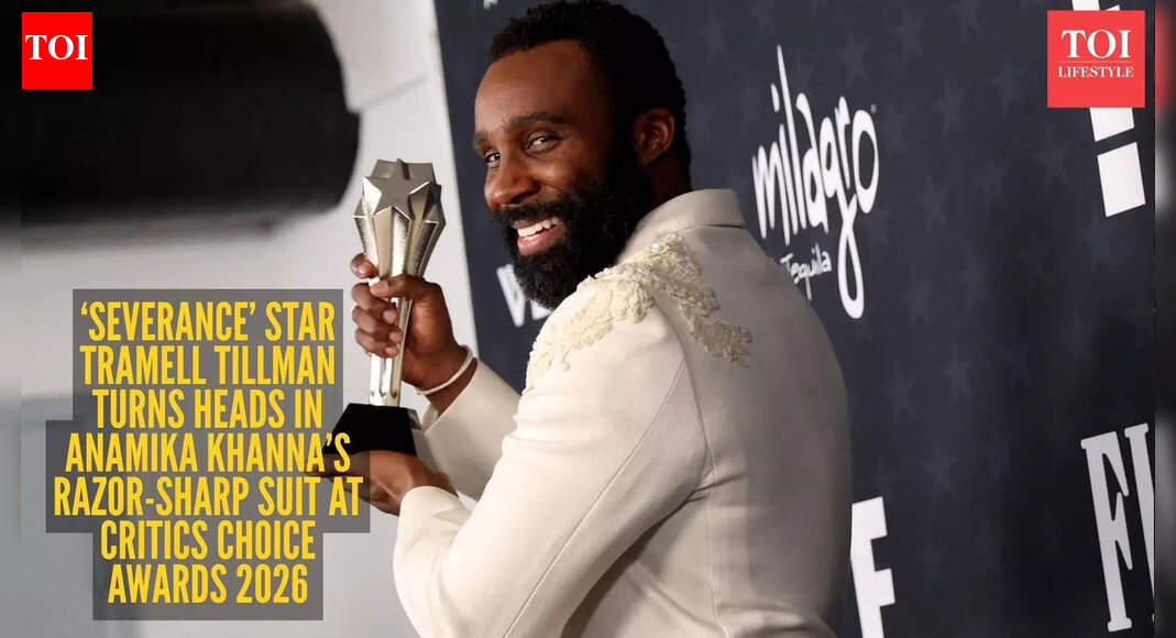 Indian couture takes centre stage in Hollywood as Tramell Tillman wears Anamika Khanna suit at Critics’ Choice Awards 2026