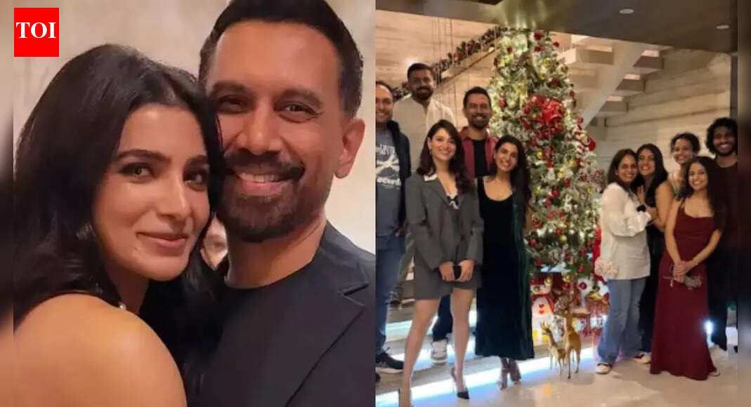 Samantha Ruth Prabhu and Raj Nidimoru share glimpses of cozy Christmas 2025 celebrations; Tamannaah Bhatia joins: 'How December goes'