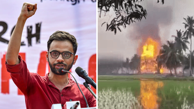 Evening news wrap: Supreme Court rejects Umar Khalid's bail in Delhi riots case; fire erupts at ONGC well in Andhra Pradesh & more