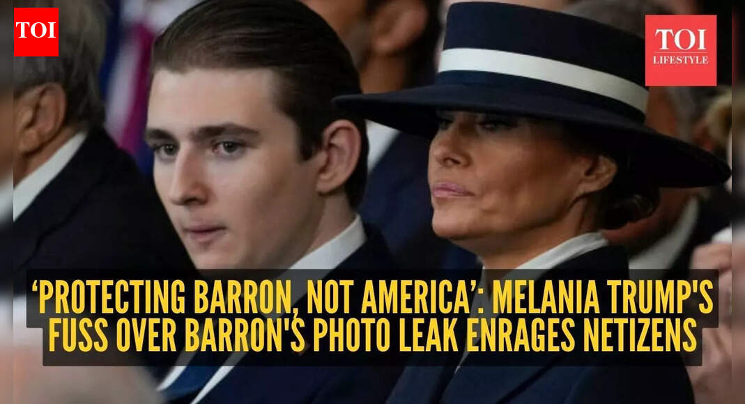 ‘Protecting Barron, not America’: Melania Trump's fuss over Barron's photo leak enrages netizens