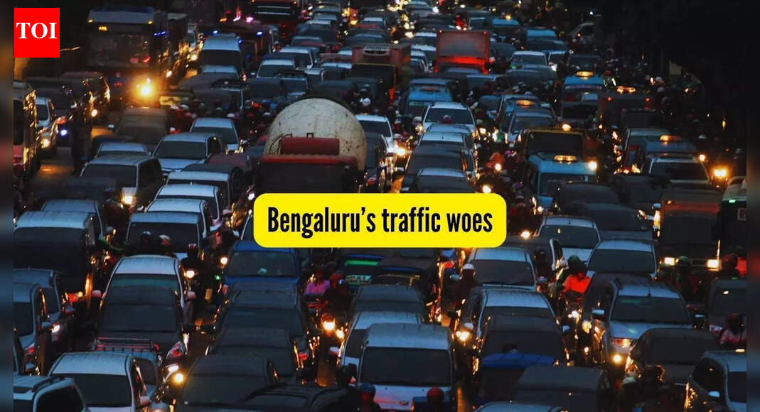 750 metres in 21 minutes! Another viral video exposes Bengaluru’s traffic nightmare