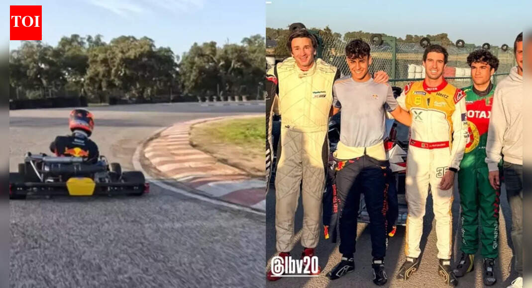 “Getting the Christmas rust off”: Antonio Felix da Costa hits the kart track with F1 rookie Arvid Lindblad