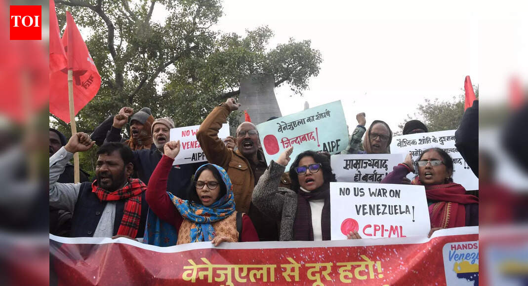 Left parties protest US attack on Venezuela