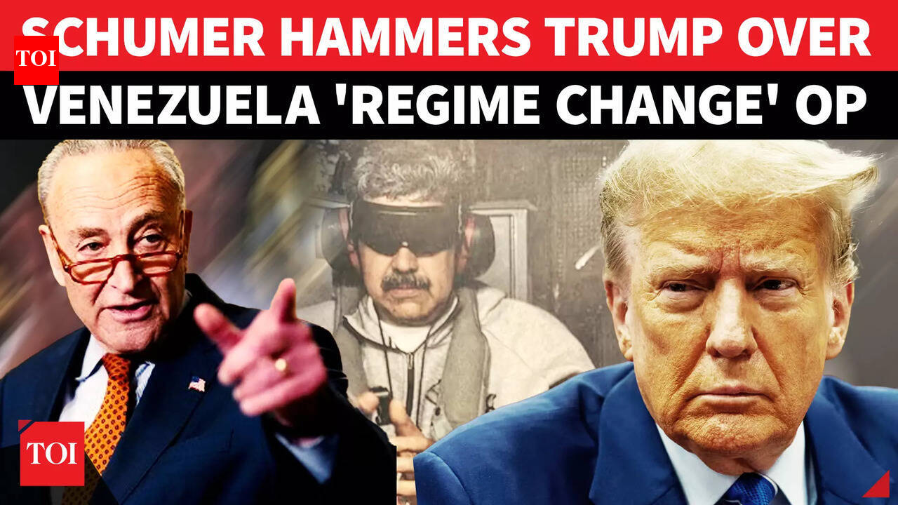 'SHOW SOME SPINE': Chuck Schumer Ambushes Trump For Venezuela Attack ...