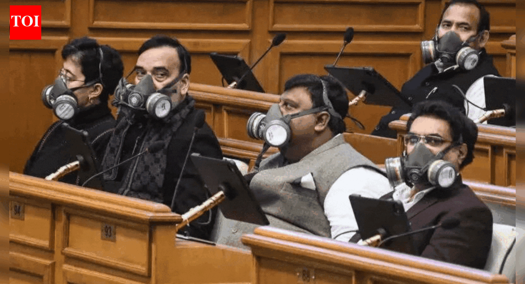 Opposition MLAs come to house wearing masks; speaker suspends four