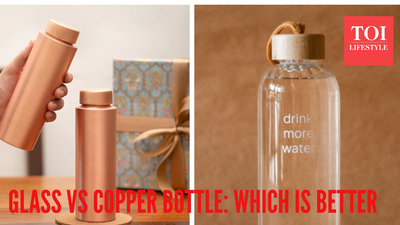 Copper vs glass water bottles: Health benefits, myths and risks