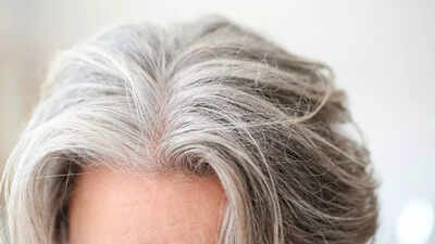 Adding THIS item to your shampoo may help darken grey hair naturally