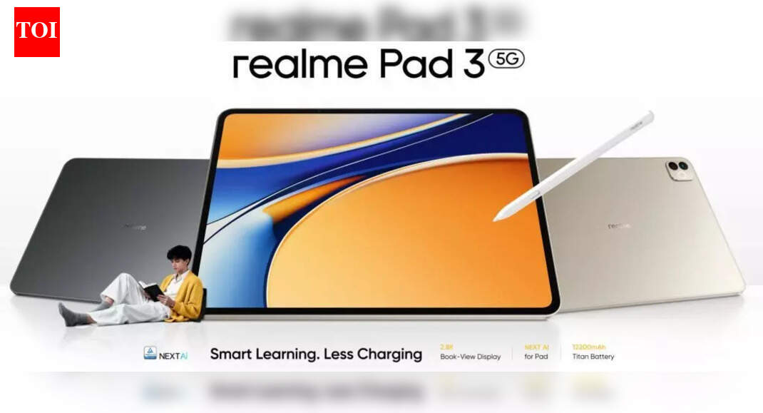 Realme Pad 3 with MediaTek chipset, 12,200 mAh battery launched in India: Price, specs and more