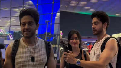 Gaurav Khanna turns cameraman for paparazzi as ‘Bigg Boss 19’ stars fly to Dubai for the reunion