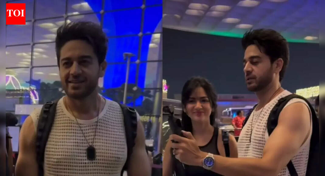 Gaurav Khanna turns cameraman for paparazzi as ‘Bigg Boss 19’ stars fly to Dubai for the reunion