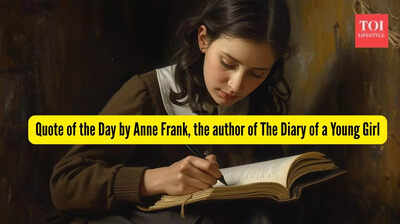 Quote of the Day by Anne Frank's A Diary of a Young Girl: "Everyone has inside of him a piece of good news. The good news is that you don’t know.....
