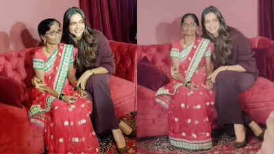 Deepika Padukone held a fan's mother's hand, leaving her emotional at the 40th birthday meet, 'She was in tears'