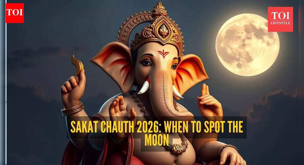 Sakat Chauth moonrise timing 2026: When the moon will be visible tonight across India