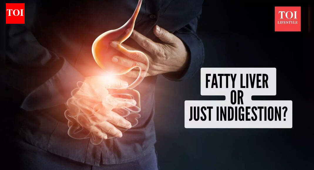 Fatty liver symptoms that are mistaken for an upset stomach