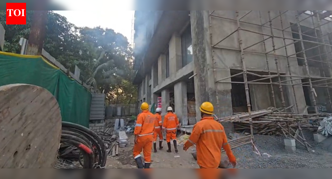 Storeroom of unfinished resort goes up in flames