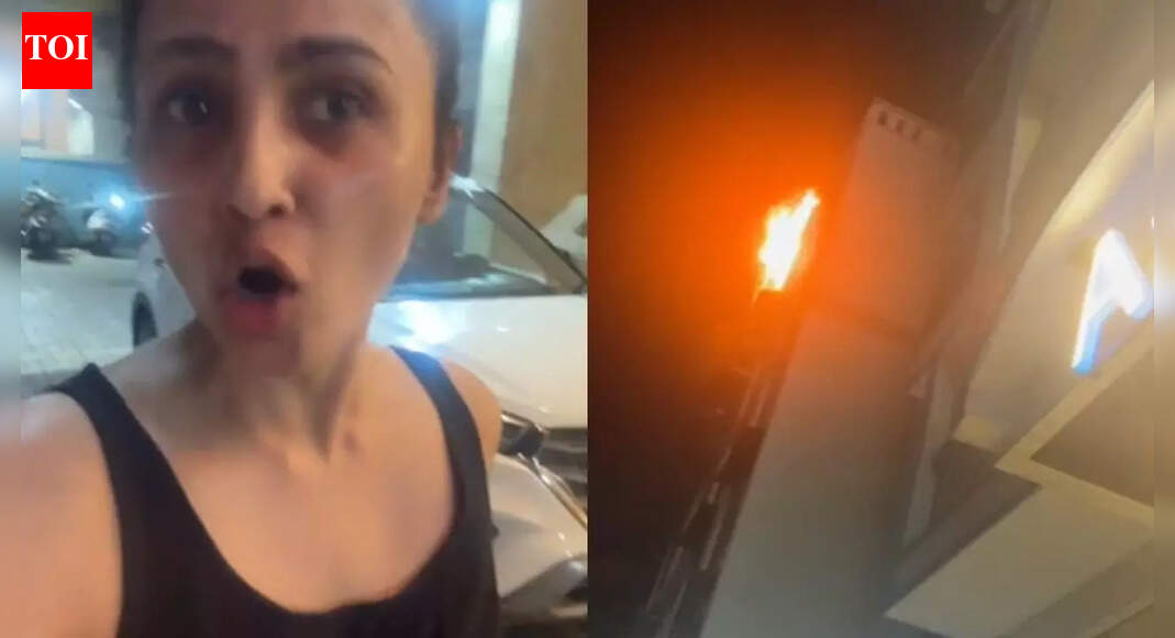 Daisy Shah slams election campaigners after fire breaks out near her flat; shares video