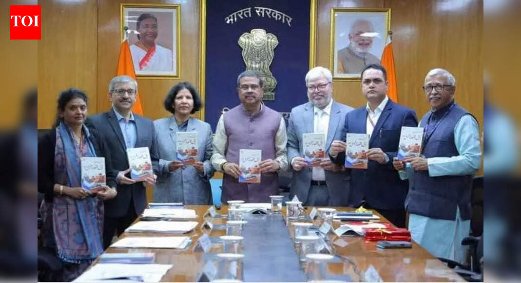 Education minister Dharmendra Pradhan releases Urdu book on PM Narendra Modi's Independence Day speeches