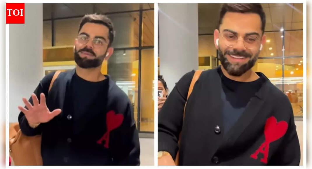 Virat Kohli fans think his Rs 65,000 cardigan is sweet nod to wife Anushka Sharma as he arrives for New Zealand ODI - WATCH