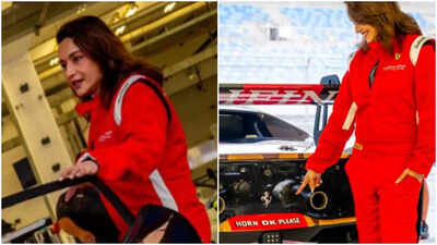 Madhuri Dixit and husband Dr Shriram Nene infuse 'India's vibrant soul' into their luxury sports cars; artist drops pictures