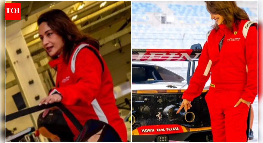 Madhuri Dixit and husband Dr Shriram Nene infuse 'India's vibrant soul' into their luxury sports cars; artist drops pictures
