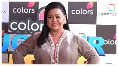 Bharti Singh resumes shooting for Laughter Chefs season 3 two weeks after her delivery; says 'Kaju is at home'