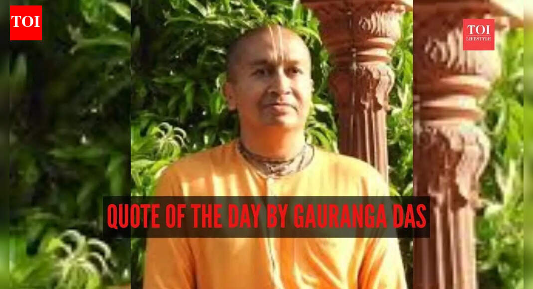 Quote of the day by Gauranga Das: 
