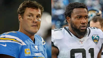 Throwback to when Philip Rivers repeatedly called for referee Ron on gridiron and got into verbal scuffle with Yannick Ngakoue