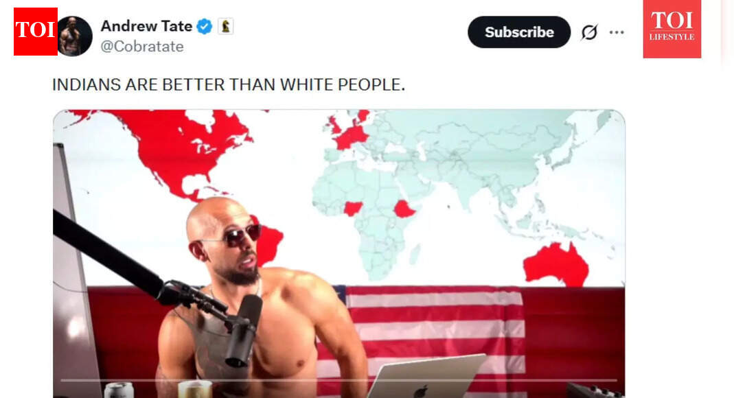 'Indian has babies, and you ain't got ... ': Andrew Tate goes on bizarre anti-White rant vis-a-vis Indians