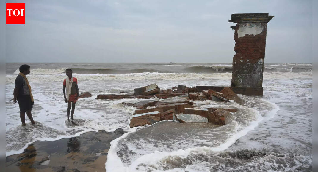 Uprooted by the sea, left without livelihood